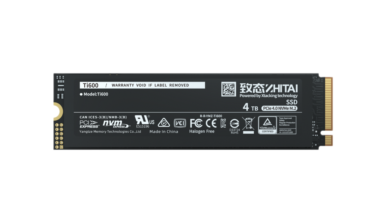 ZHITAI Ti600 SSD góc nghiêng chính diện